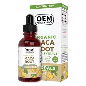 Maca Root Drops Factory - Custom Organic Liquid for Men Women Sexual Support Energy