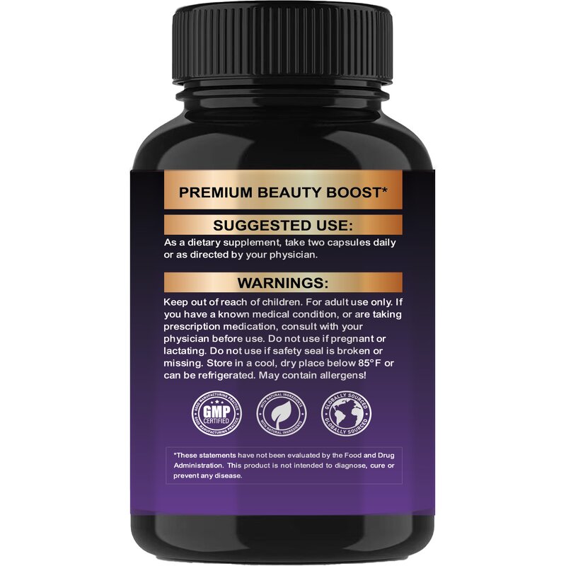 Biotin Capsules Manufacturer - with Collagen and Keratin Hair Healthy Nail Strong Skin