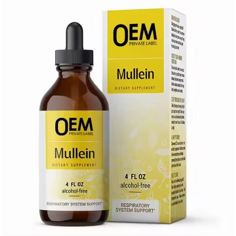 Mullein Leaf Drops Factory - Natural Organic Cleanse Lung Herbal Healthcare Supplements