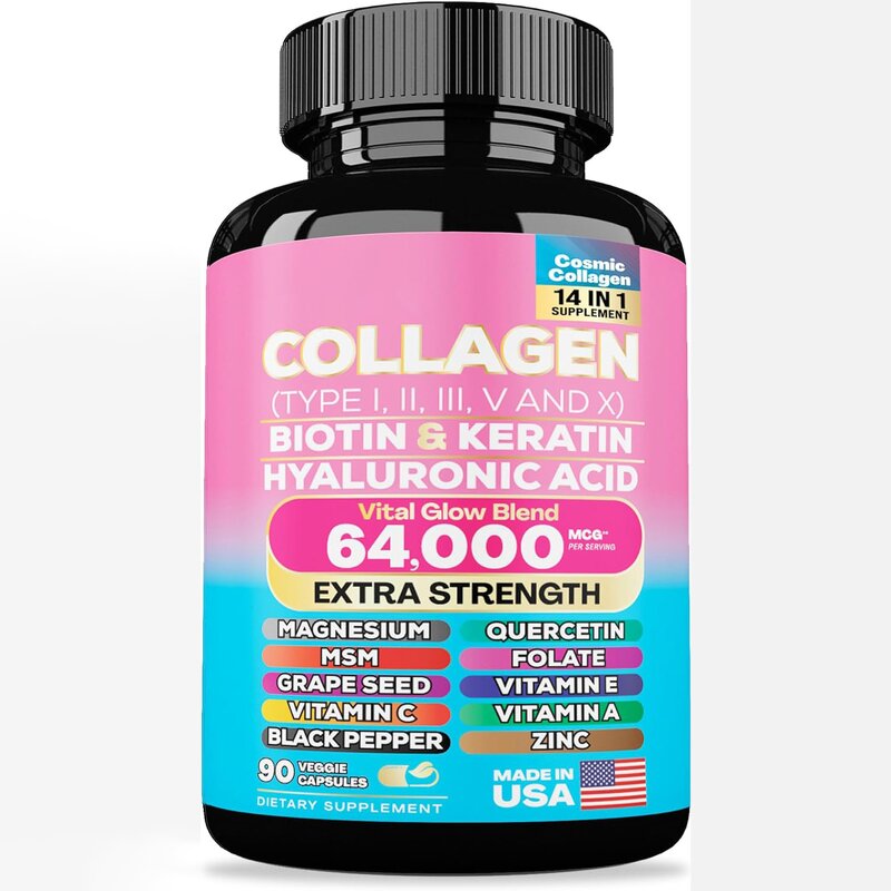 Collagen Capsule Factory - Hot Sell OEM/ODM Skin Whitening Keratin Support Hair Nails