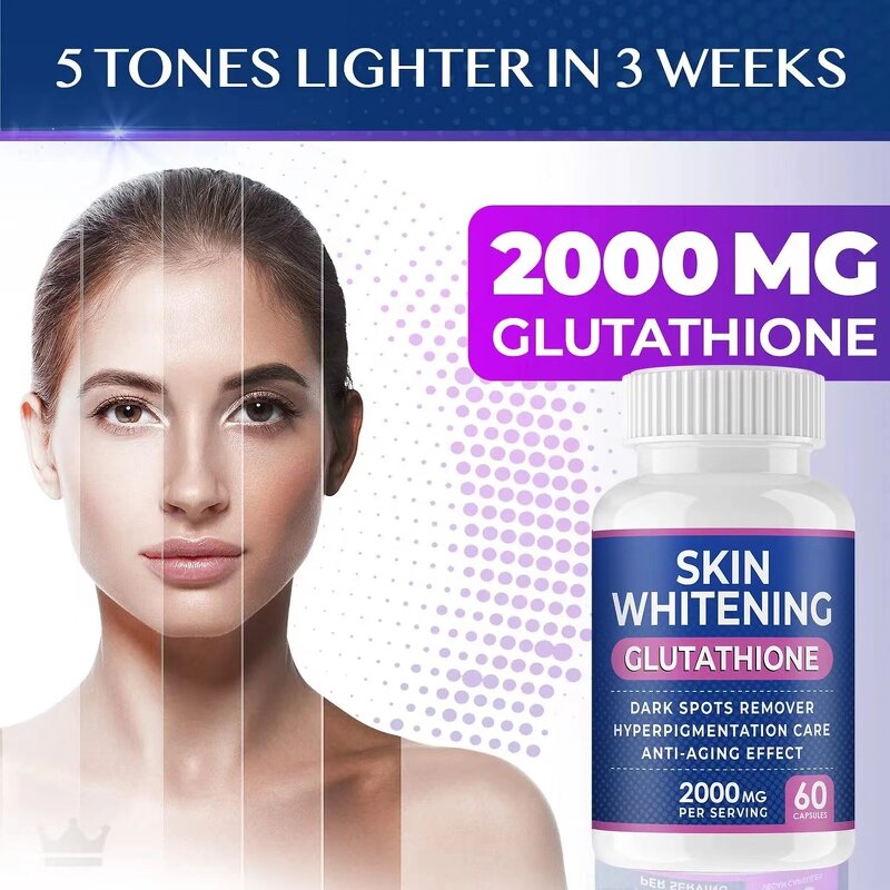 Skin Whitening Capsules Manufacturer - C Vitamin Glutathione Health and Beauty Adult