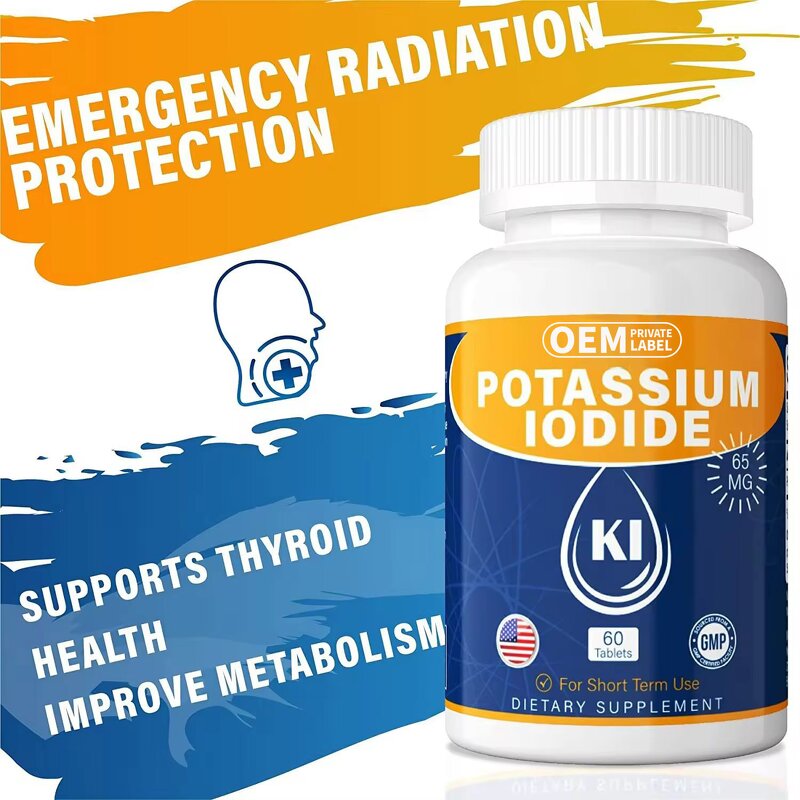 Potassium Lodide Tablet Manufacturer - Emergency Radiation Protection 65mg Male Vitality