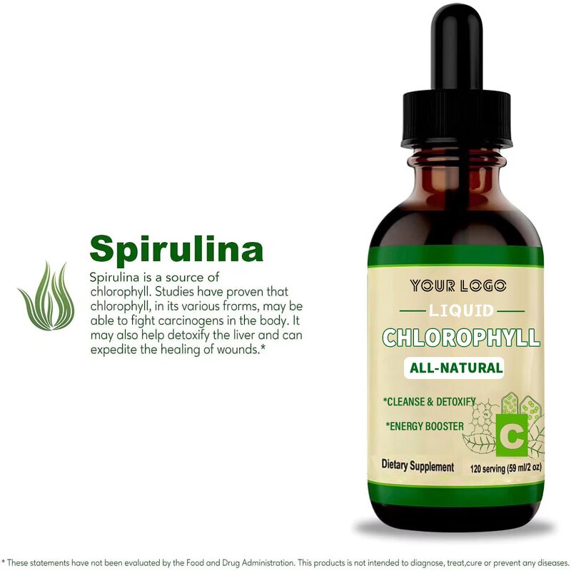 Chlorophyll Liquid Drops Manufacturer - OEM Private Label Wholesale Organic Bulk Supplements
