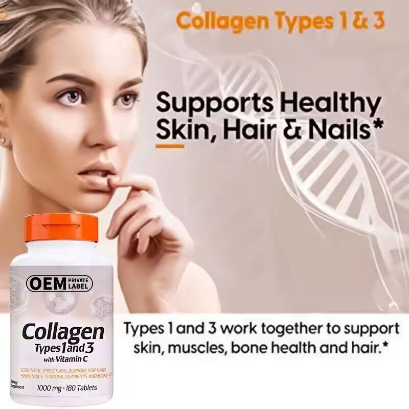 Collagen Powder Manufacturer - OEM Healthcare with Vitamin C Marine Support Skin Hair