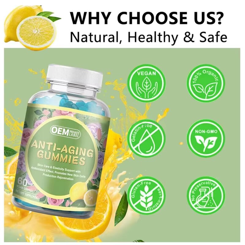Anti-aging Gummies Factory - Skin Care Vita Healthy OEM/ODM Private Label Supply