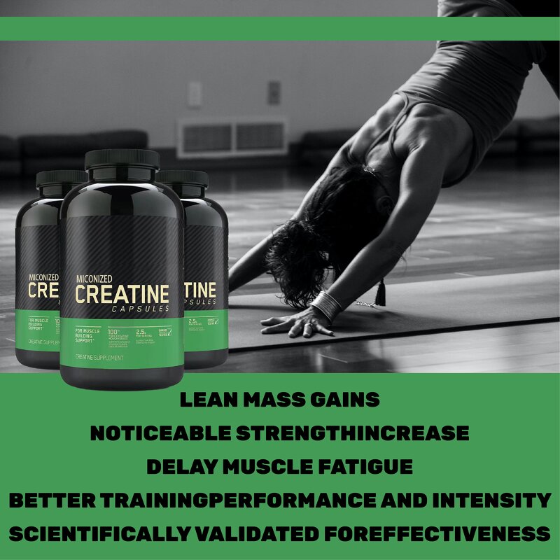 Creatine Capsules Factory - High Quality Monohydrate for Work Out Muscle Building