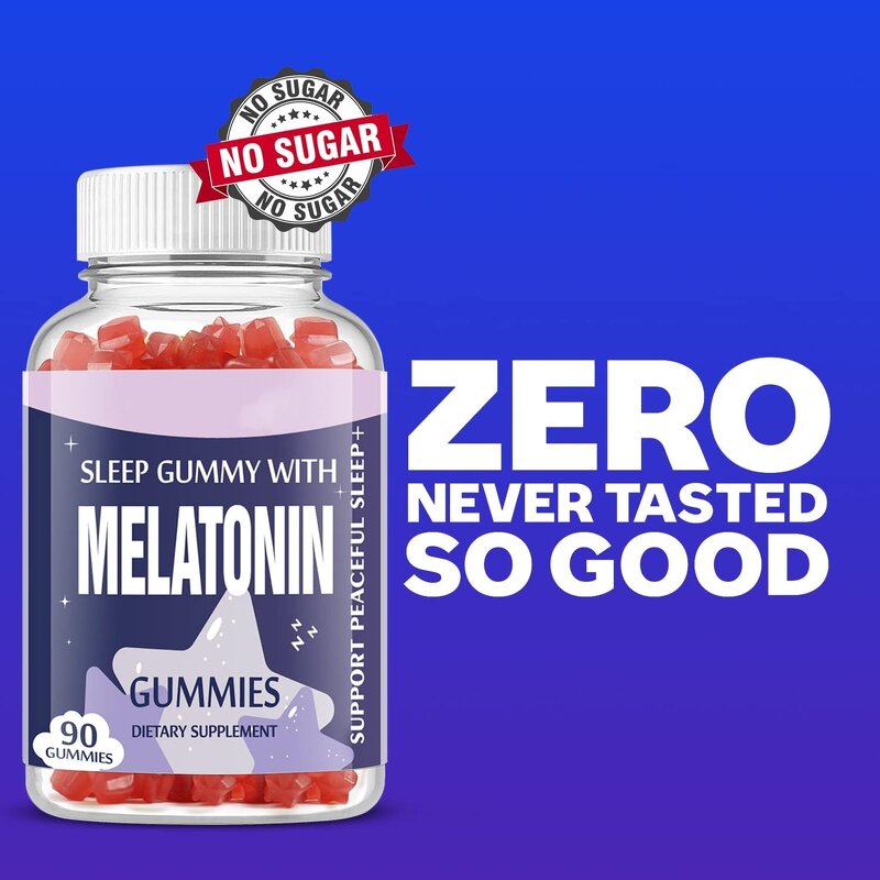 Melatonin Gummies Factory - OEM/ODM 100% Vagen Support Sleep Vitamin Supplement