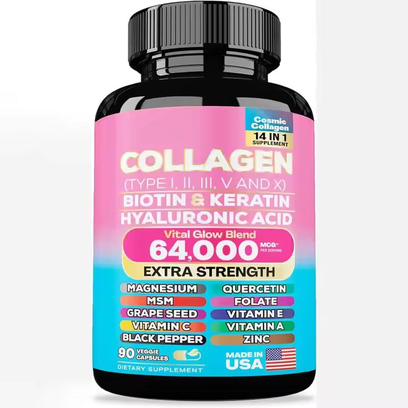 Collagen Protein Capsules Manufacturer - 14 in 1 Factory Direct Sale OEM ODM Private