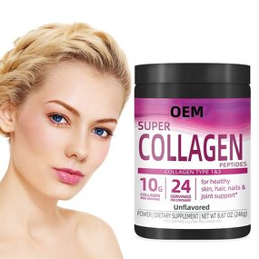 Unflavored Collagen Powder Manufacturer - Custom Peptide ISO Certificated
