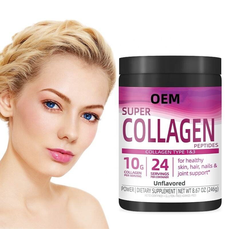 Unflavored Collagen Powder Manufacturer - Custom Peptide ISO Certificated