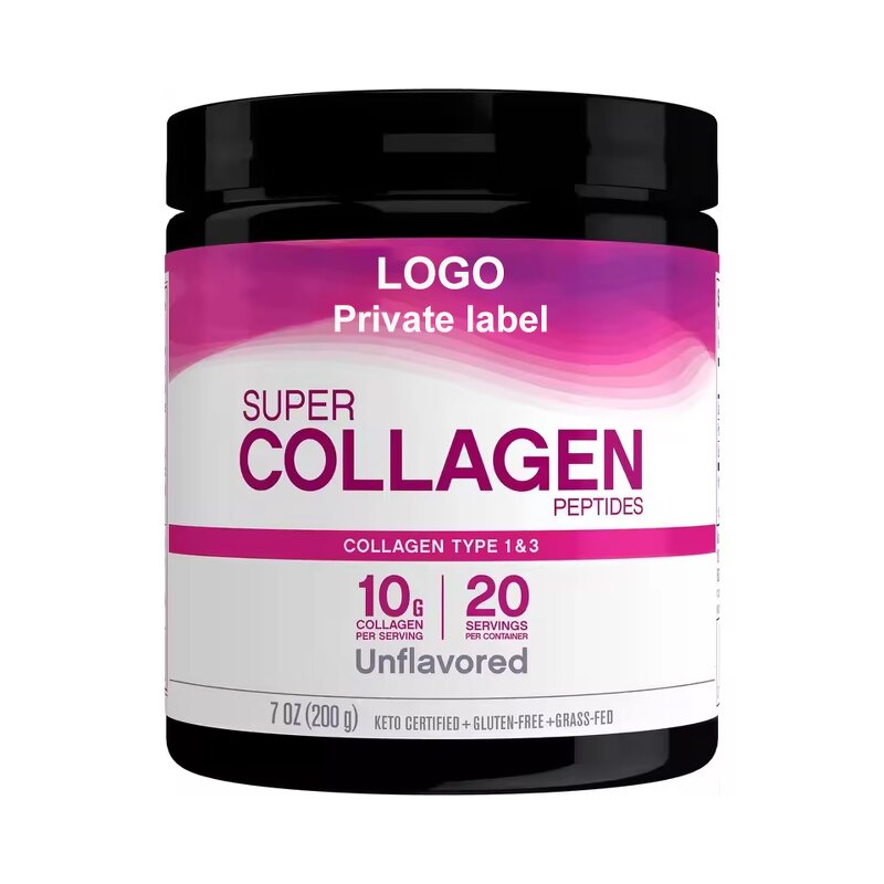 Unflavored Collagen Powder Manufacturer - Custom Peptide ISO Certificated
