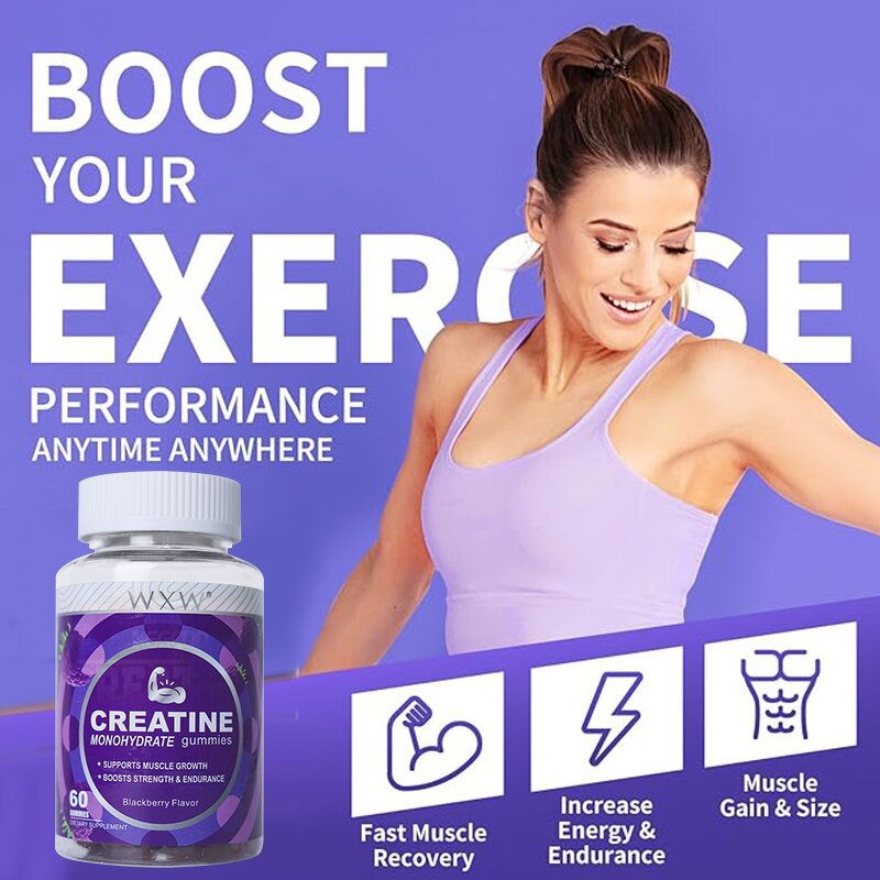 Creatine Monohydrate Gummies Manufacturer - Private Label Pre Workout