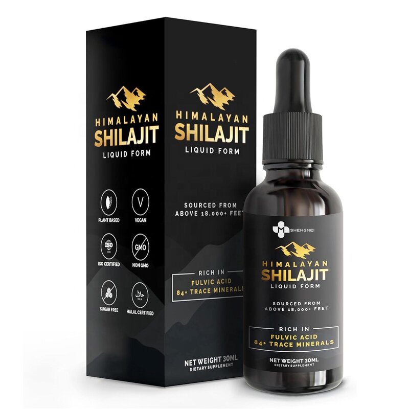 Shilajit Organic Drops Factory - Wholesale OEM/ODM Energy Detox