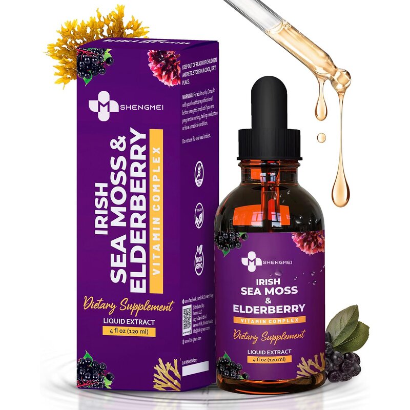 Irish Sea Moss Liquid Supplements Factory - Latest Design Organic Wild