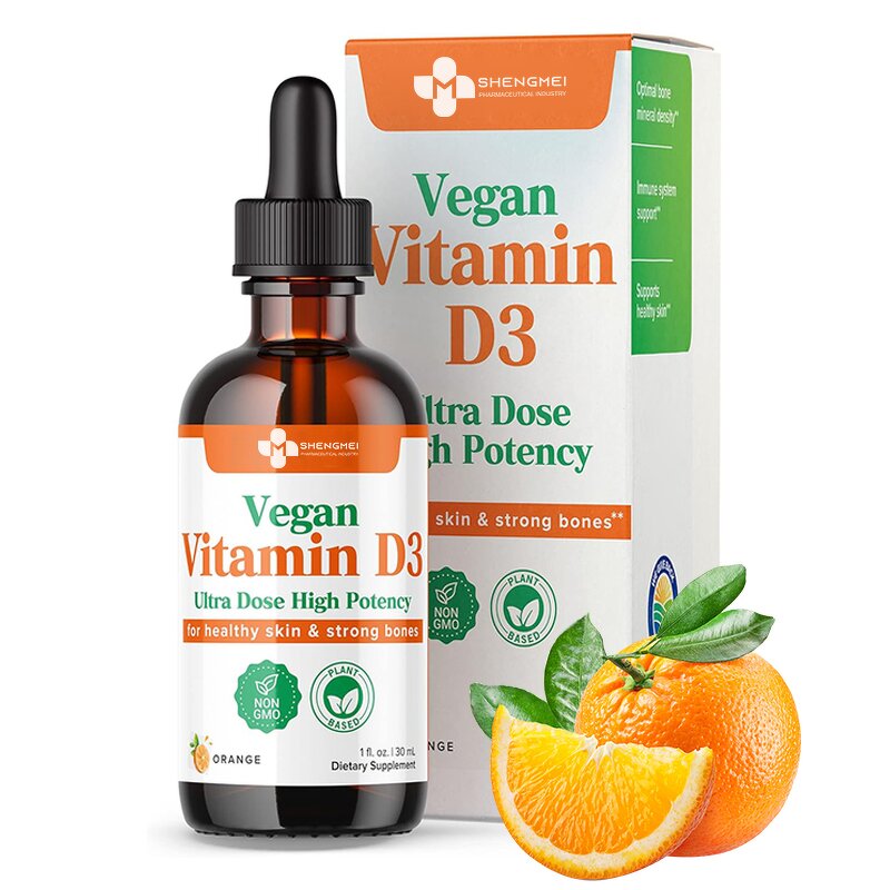 Vitamin D3 K2 Liquid Drops Manufacturer - Custom Designed Vegan Immune