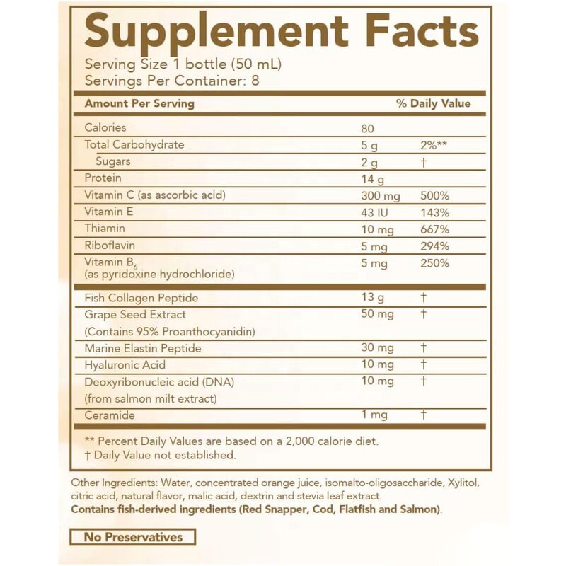 Collagen Liquid Drink Manufacturer - Dietary Supplement Grape Seed