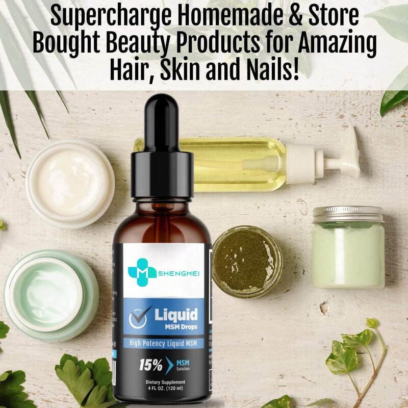 Liquid MSM Drops Factory - High Potency Hair Skin Nail Health