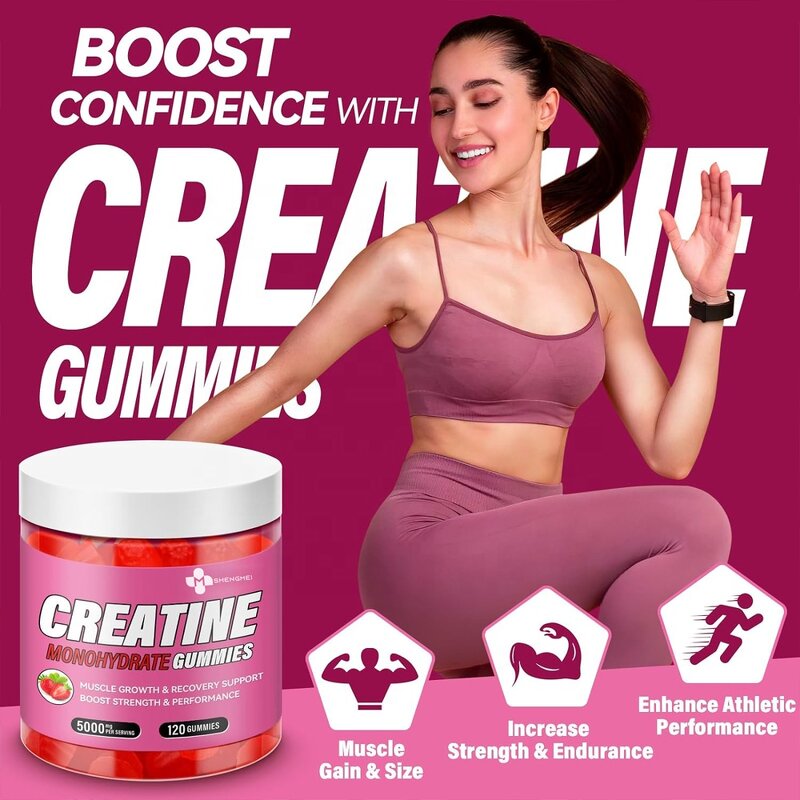 Creatine Monohydrate Gummies Manufacturer - OEM 5000mg Muscle Energy