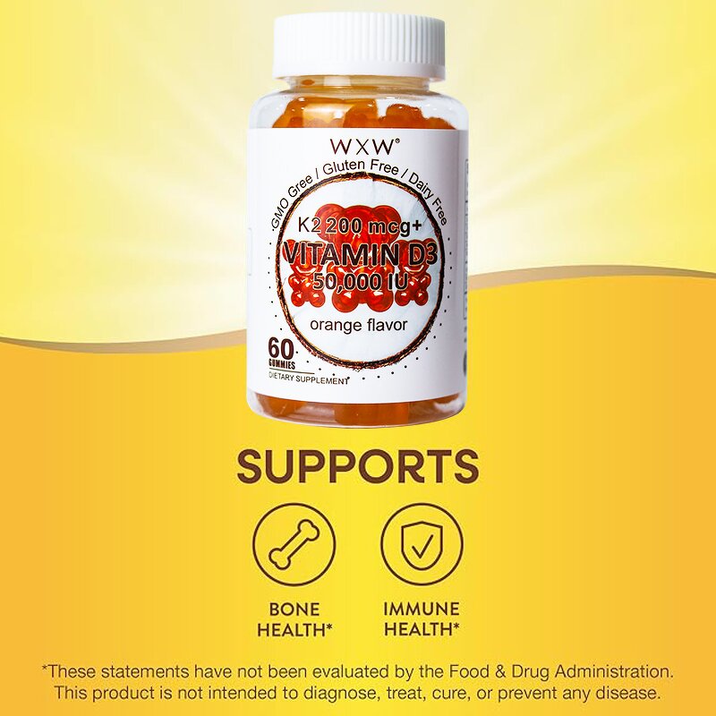 Vitamin D3 K2 Gummies Manufacturer - Customized Probiotic Immune