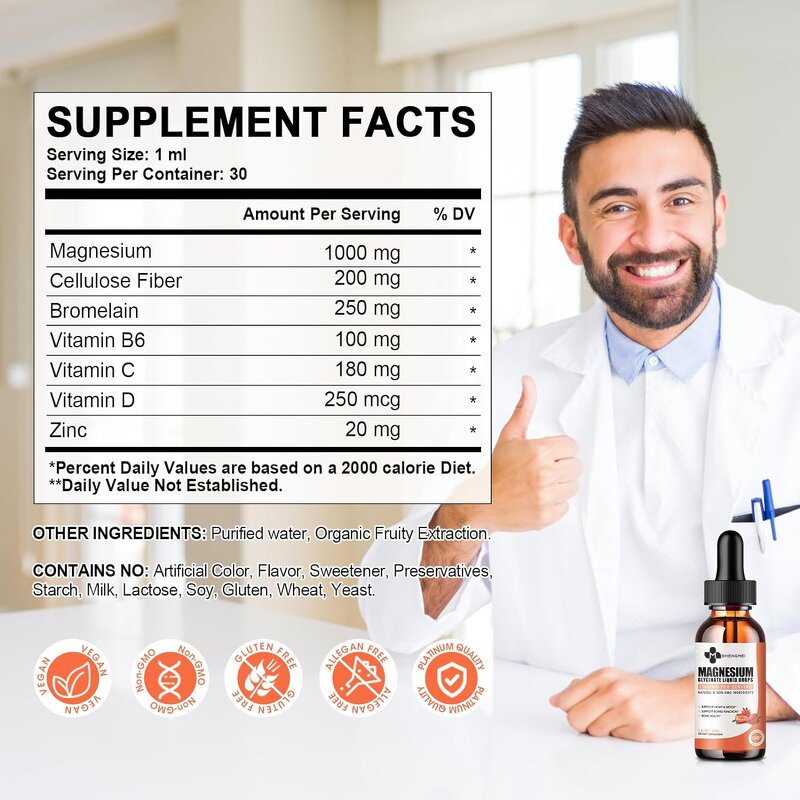 Stress Relief Magnesium Drops Manufacturer - OEM Glycinate Relaxation