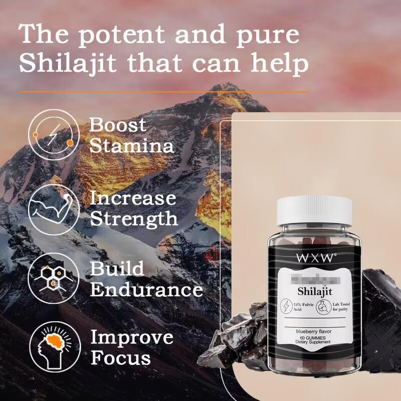 Shilajit Gummies Manufacturer - OEM 1000mg Fulvic Acid Organic