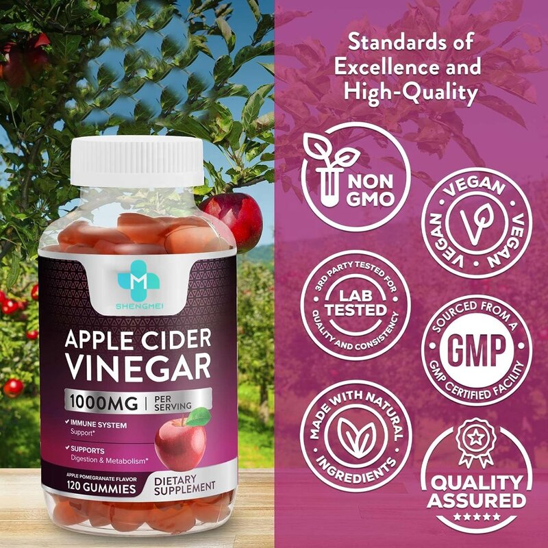 Apple Cider Vinegar Gummies Factory - OEM Sugar Free Vitamin B12