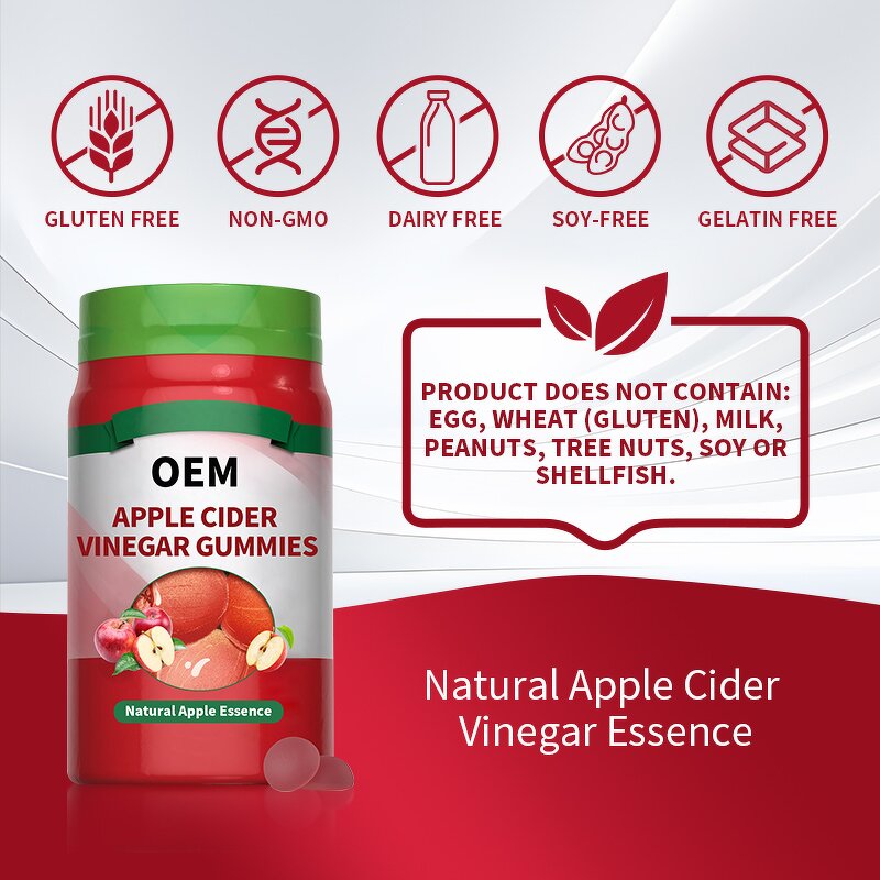 Apple Cider Vinegar Gummies Factory - Immune & Weight Support OEM