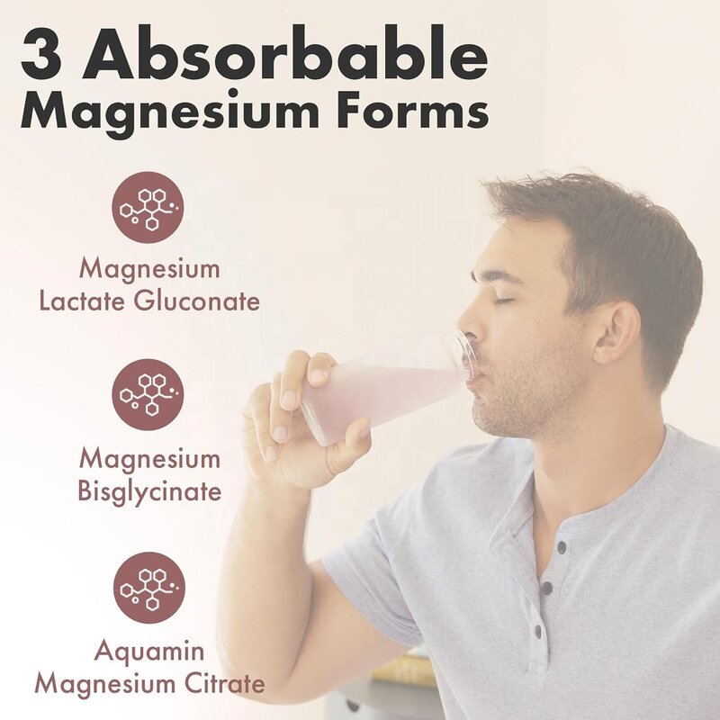 Magnesium Powder Supplement Factory - Tasty Natural Magnesium Glycinate
