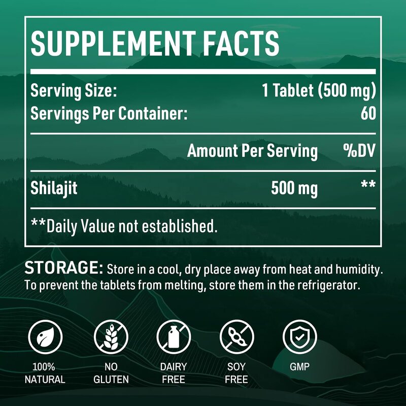 Shilajit Tablet Manufacturer - Customization Pure Fulvic Acid