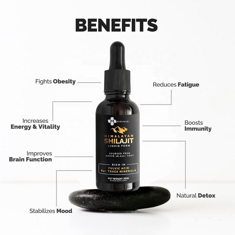 Shilajit Organic Drops Factory - Wholesale OEM/ODM Energy Detox