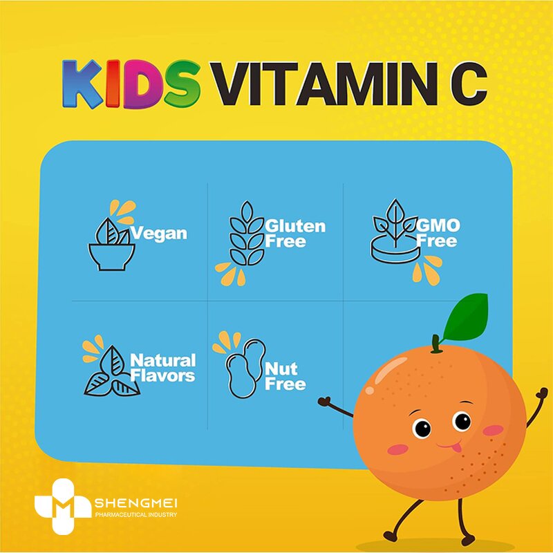 Vitamin C Gummies For Kids Factory - Hot Sale Children Immune Support