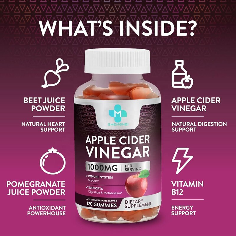 Apple Cider Vinegar Gummies Factory - OEM Sugar Free Vitamin B12