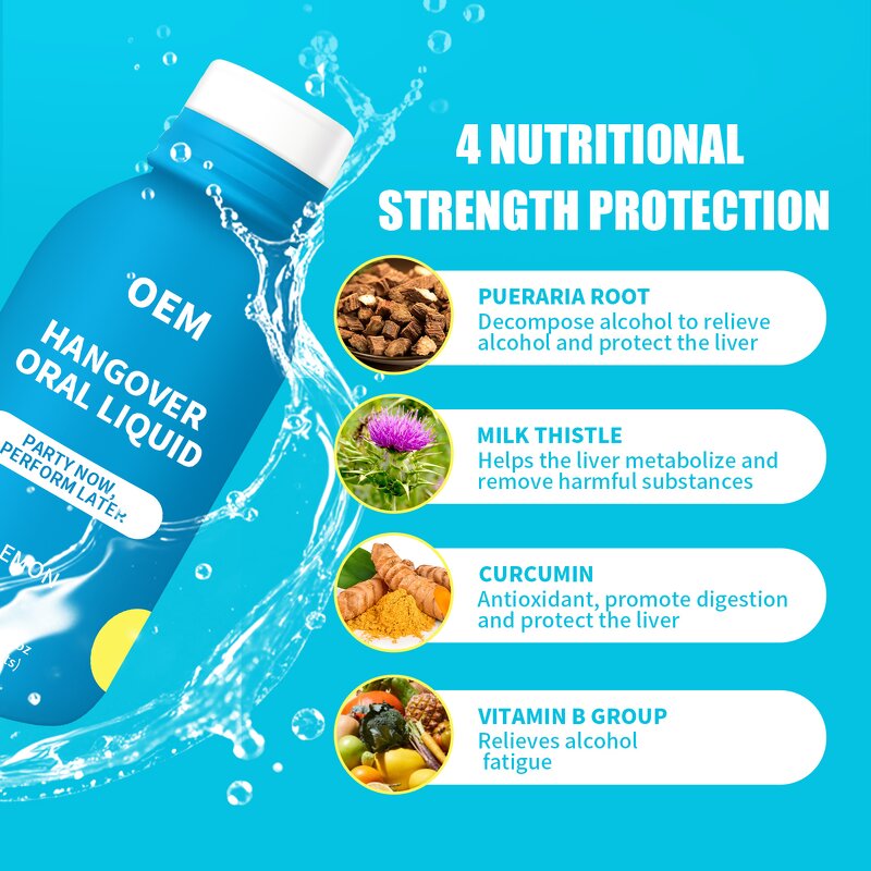 Anti-Alcohol Oral Liquid Manufacturer - Detox & Energy Boost OEM