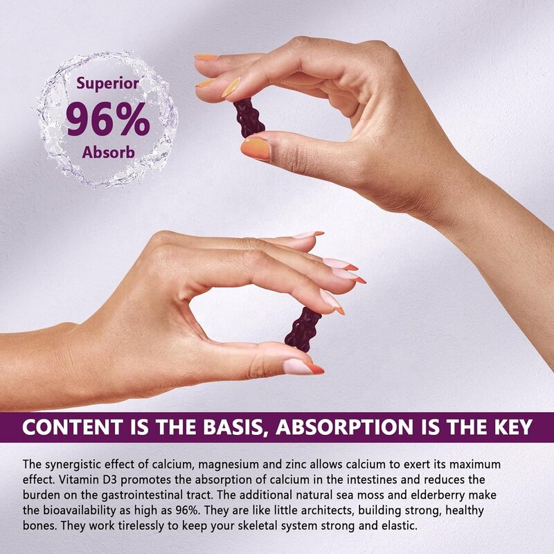 Calcium Gummies Factory - Calcium Magnesium Zinc Vitamin D3