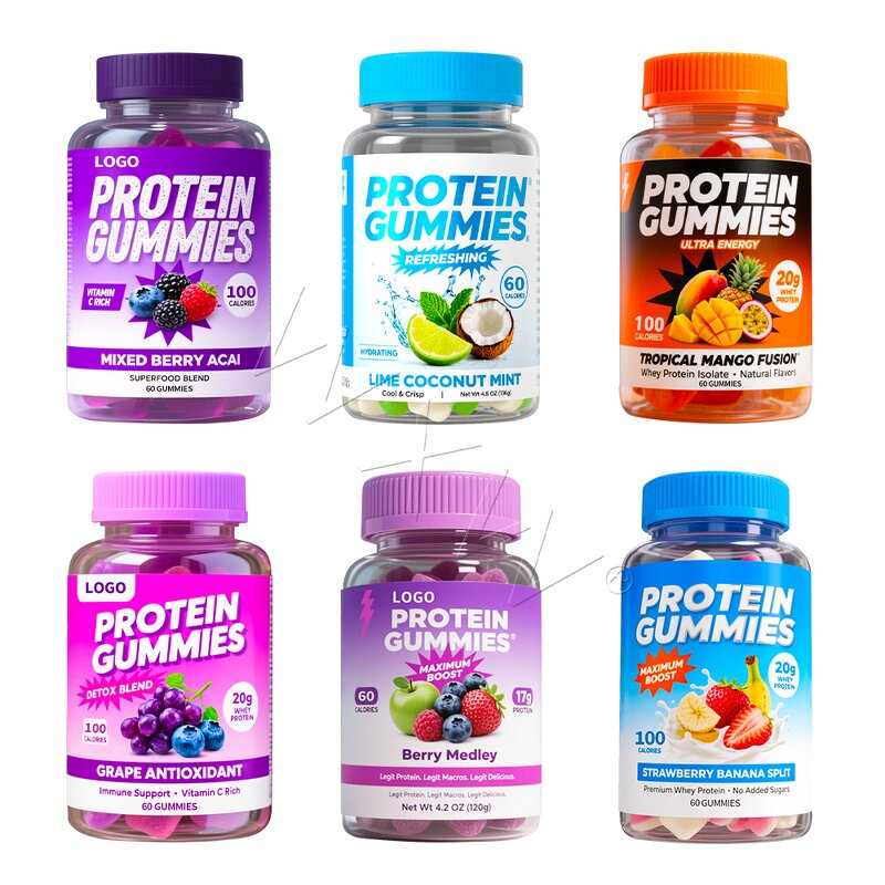 Whey Protein Gummies Manufacturer - Private Label Custom Flavors