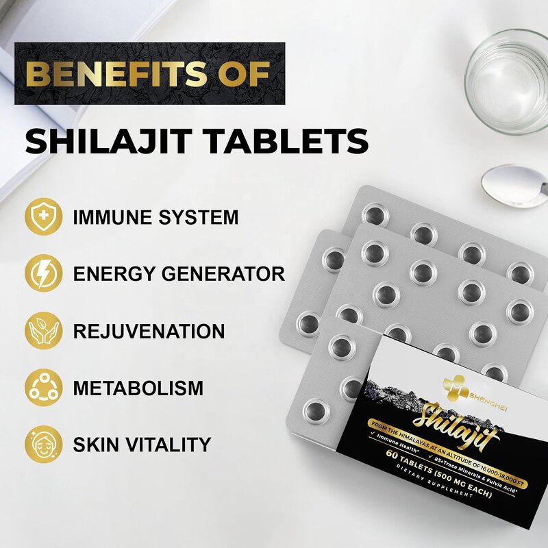 Shilajit Tablet Factory - OEM Private Label Immune Health