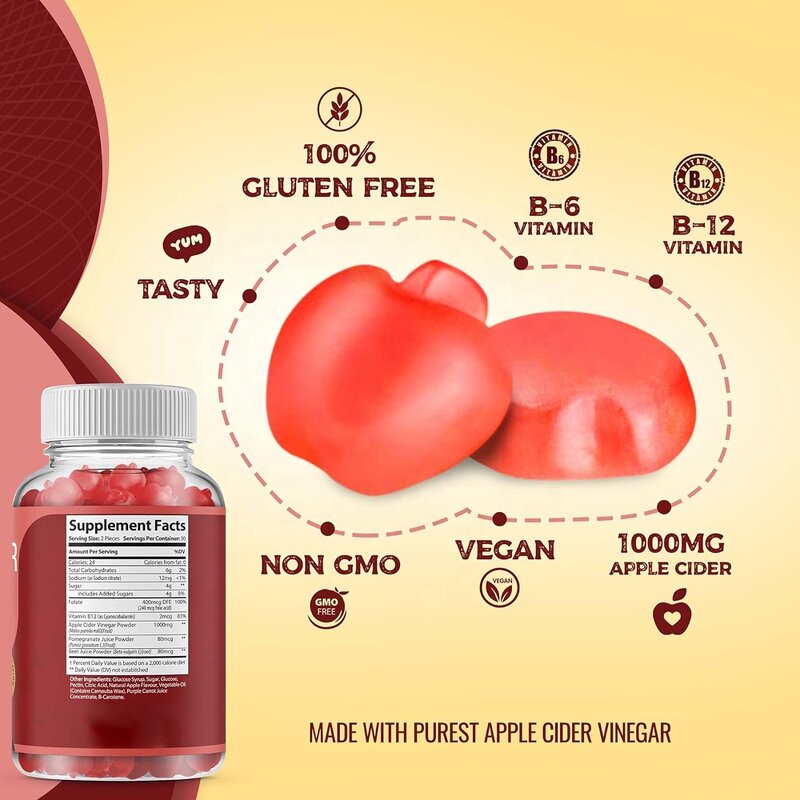 Apple Cider Vinegar Gummies Manufacturer - Custom Detox Gummy OEM