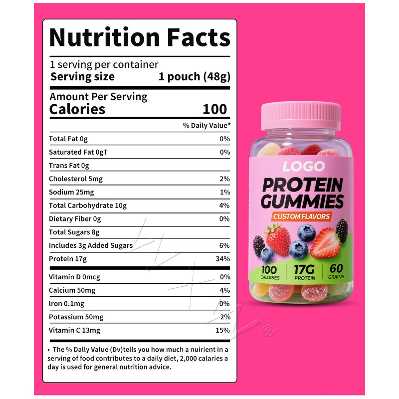 Whey Protein Gummies Manufacturer - Private Label Custom Flavors