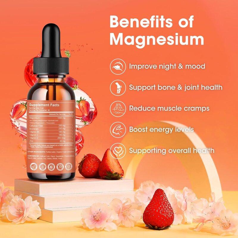 Stress Relief Magnesium Drops Manufacturer - OEM Glycinate Relaxation