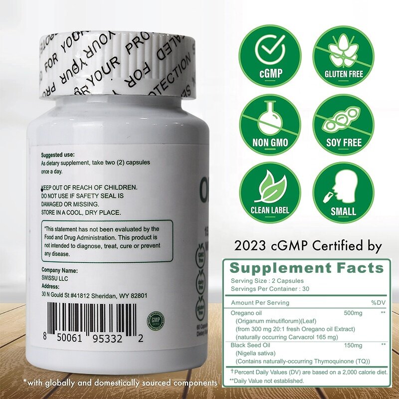 Oregano Oil Capsule Manufacturer - Private Label Digestive System