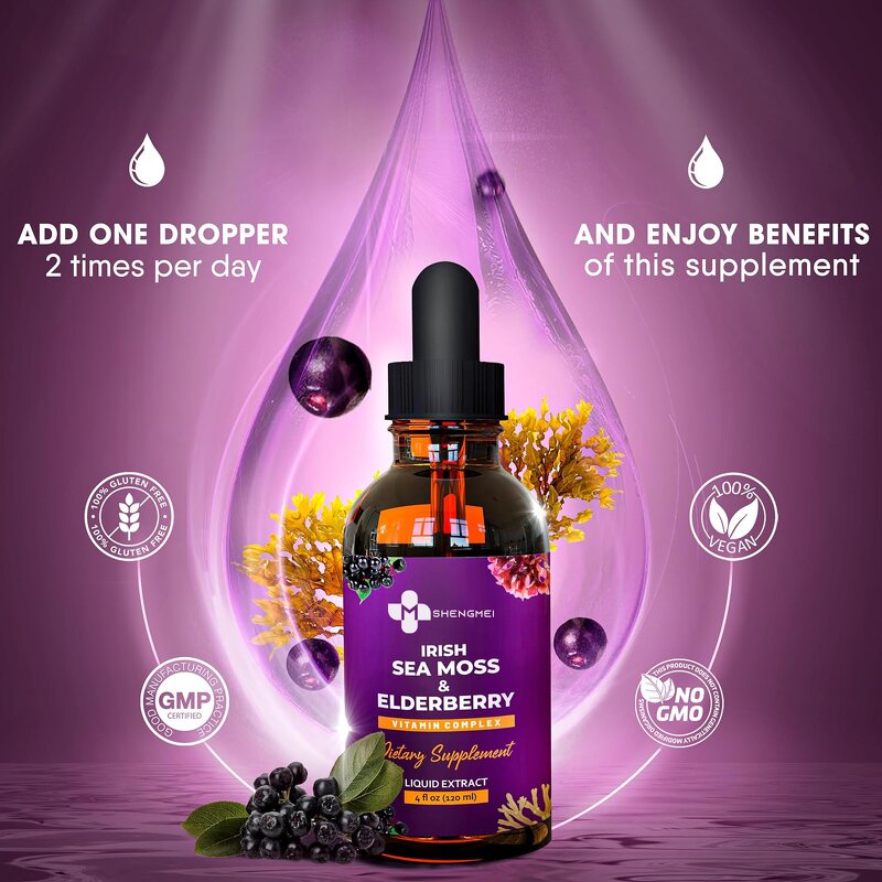 Irish Sea Moss Liquid Supplements Factory - Latest Design Organic Wild