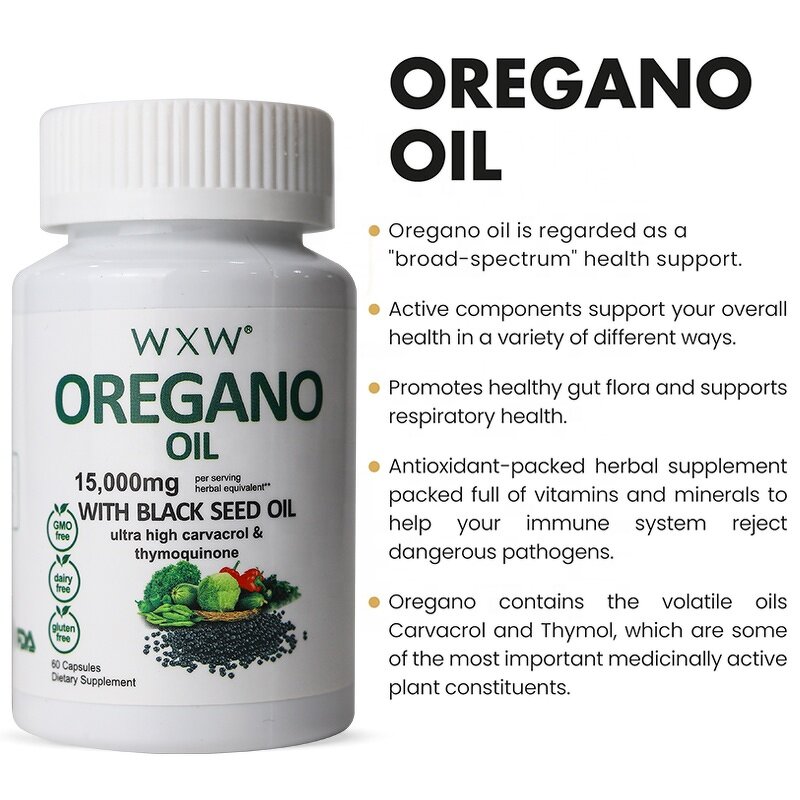 Oregano Oil Capsule Factory - Top Quality Immune Support Softgel