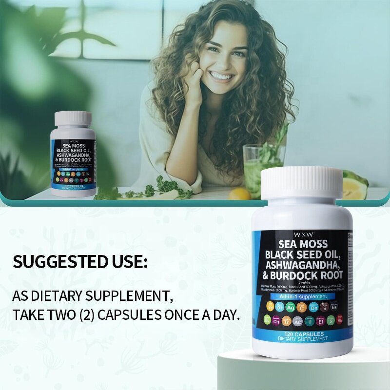 Irish Sea Moss Capsules Manufacturer - Complex Black Seed Oil