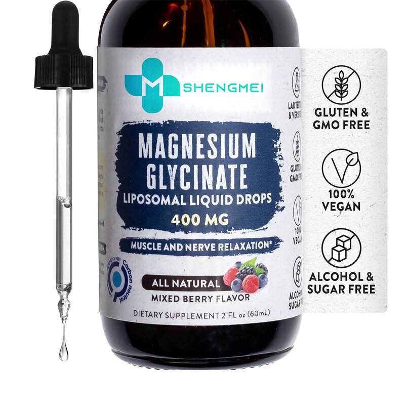 Magnesium Glycinate Liquid Drops Factory - Organic Natural Flavor