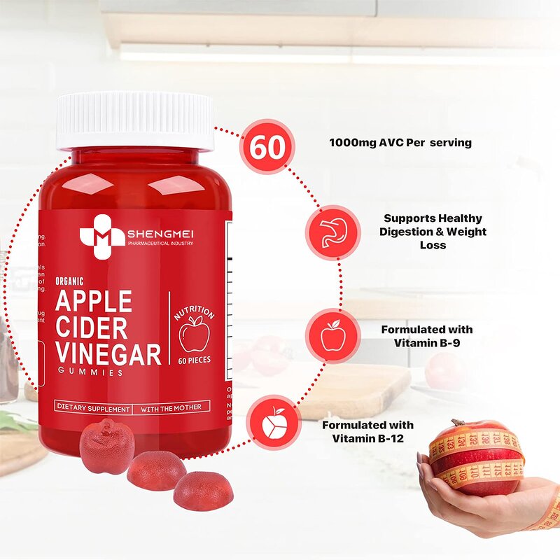 Apple Cider Vinegar Gummies Manufacturer - Private Brand Vegan Slimming