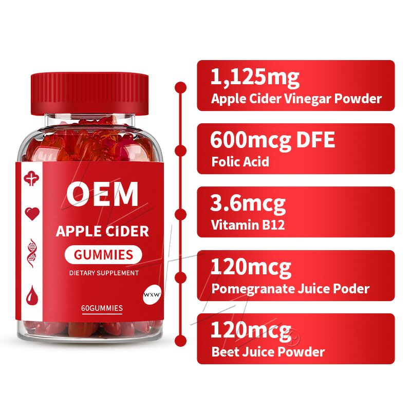 Apple Cider Vinegar Gummies Factory - OEM Immune & Weight Support