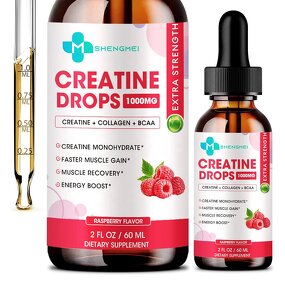 Liquid Creatine Drops Manufacturer - Sugar Free Raspberry Flavored