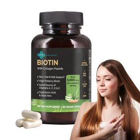 Biotin Capsules Factory - High Quality Hair Growth Vitamin