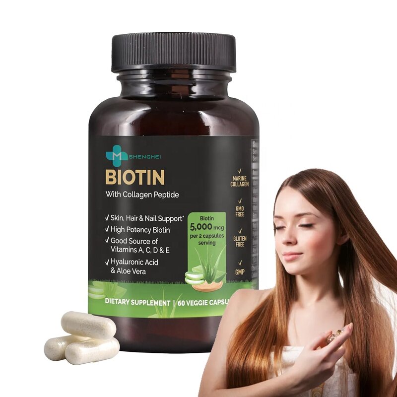 Biotin Capsules Factory - High Quality Hair Growth Vitamin