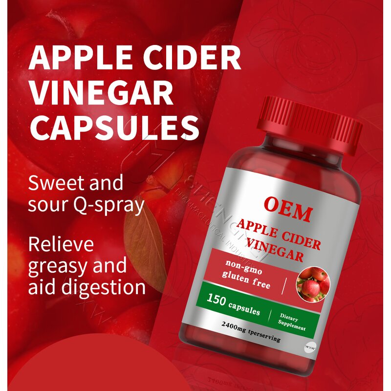 Apple Cider Vinegar Capsules Manufacturer - Weight Loss & Detox OEM